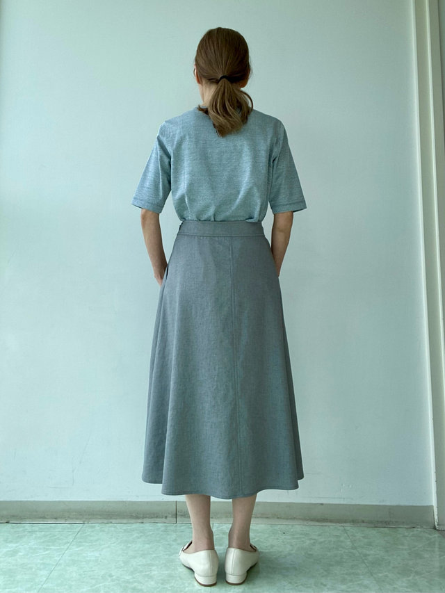 【ストライプカットソー】できれいめカジュアルコーデ KEITH