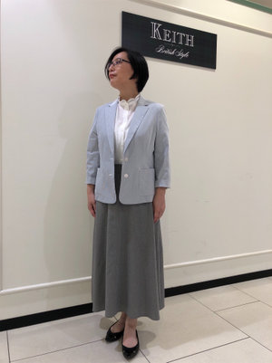 夏のオフィスコーデ KEITH