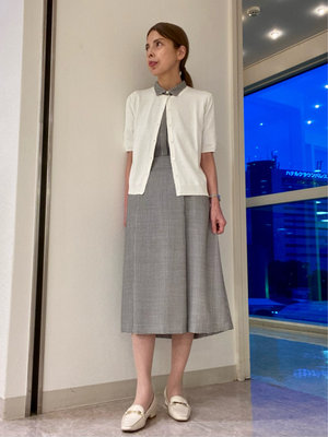 【ギンガムチェック】で軽やかな夏のモノトーンコーデ KEITH