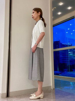 【ギンガムチェック】で軽やかな夏のモノトーンコーデ KEITH