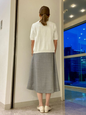 【ギンガムチェック】で軽やかな夏のモノトーンコーデ KEITH