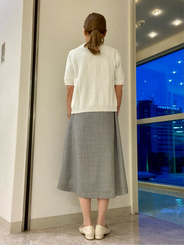 【ギンガムチェック】で軽やかな夏のモノトーンコーデ KEITH