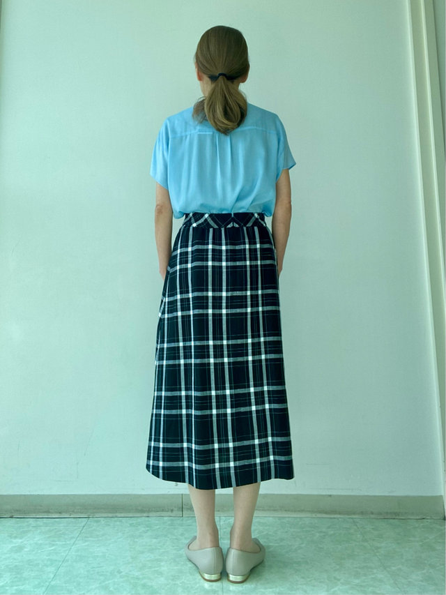 【水色ブラウス】で爽やか大人顔コーデ KEITH