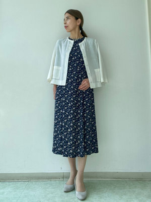 【ボタニカルプリント】で夏のきれいワンピースコーデ KEITH