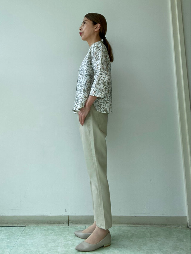 【LIberty Print】ブラウスで涼やか大人カジュアルコーデ KEITH