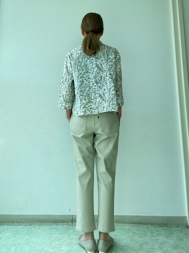 【LIberty Print】ブラウスで涼やか大人カジュアルコーデ KEITH