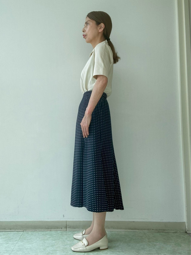 【スクエアドットで着回しコーデ】ポロシャツでクラシックコーデ KEITH