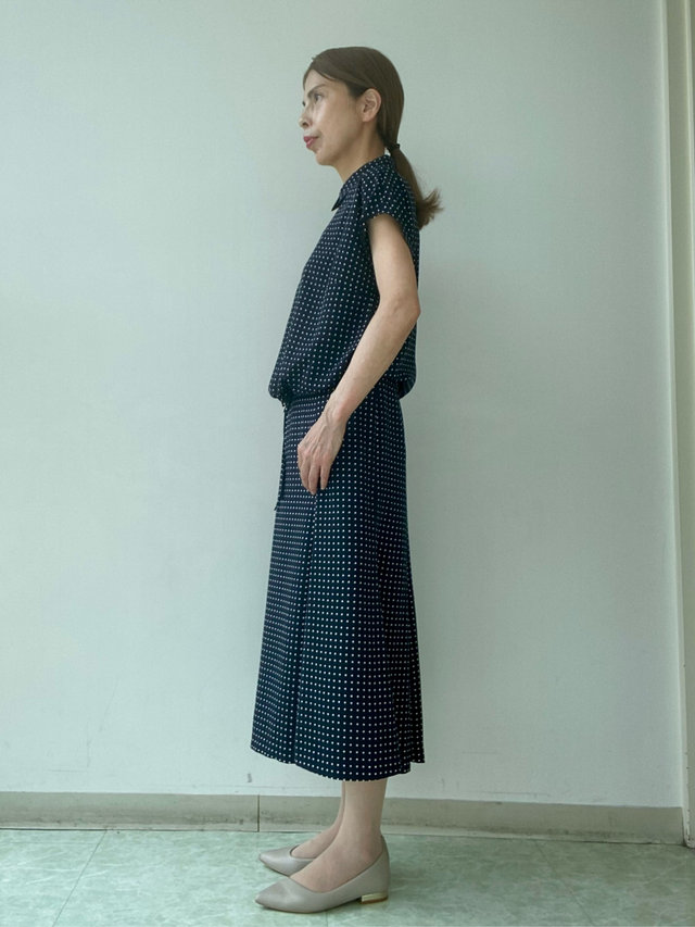 【スクエアドットで着回し】セットアップでお出かけコーデ KEITH