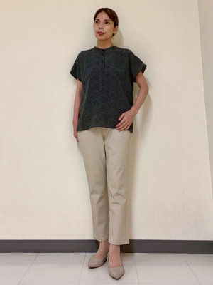 【ペプルブラウス】で大人爽やかコーデ KEITH