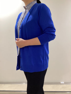 深めのブルーで初秋スタイル KEITH