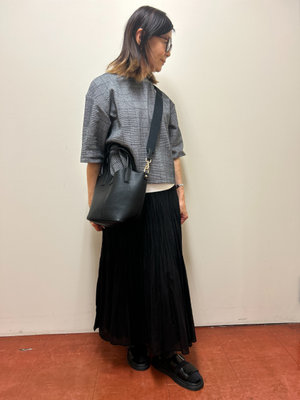 プリーツスカートコーデ KEITH