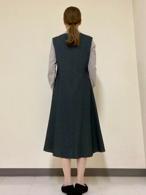 【ハウンドトゥースプリントワンピース】でムード高まるクラシカルコーデ KEITH