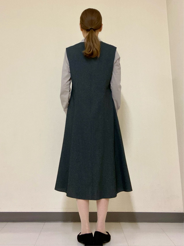 【ハウンドトゥースプリントワンピース】でムード高まるクラシカルコーデ KEITH