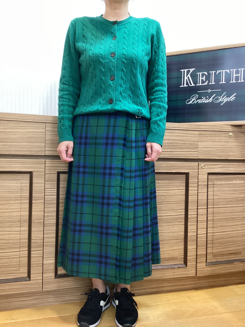 冬に映えるキースチェック KEITH