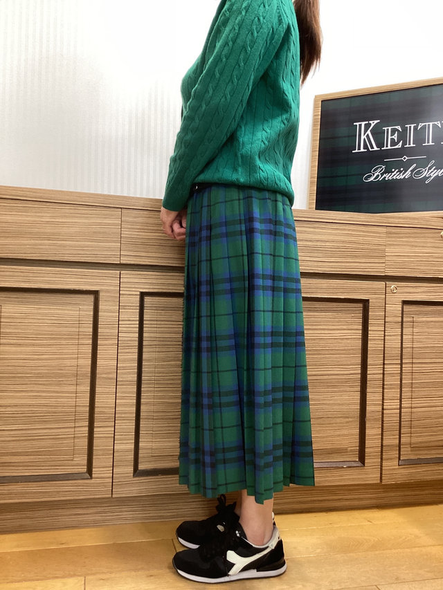 冬に映えるキースチェック KEITH