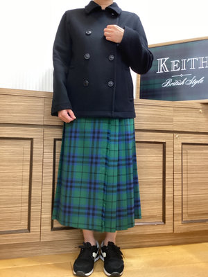 冬に映えるキースチェック KEITH