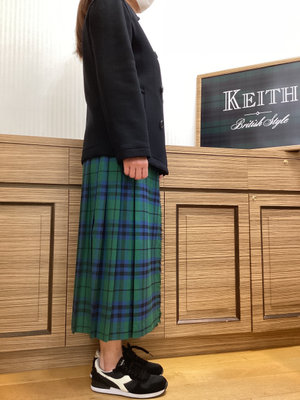 冬に映えるキースチェック KEITH