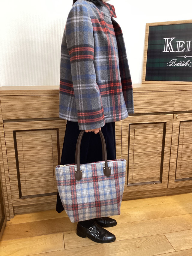 キースチェックコートスタイル KEITH