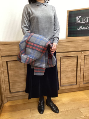 キースチェックコートスタイル KEITH