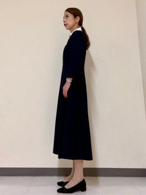 オケージョンシーンにおすすめ【白襟つきワンピース】 KEITH