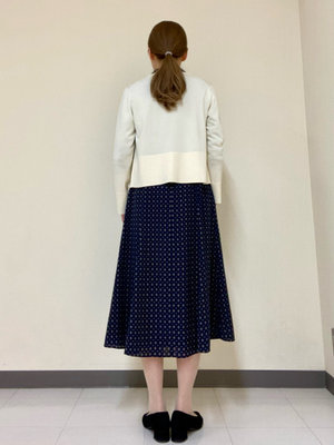 お出かけやお呼ばれに【ジオメトリックパターンワンピース】 KEITH