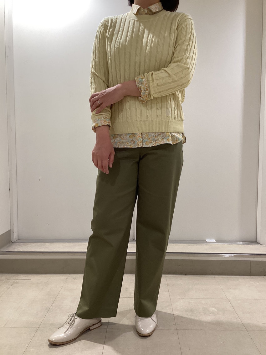 優しいイエローカラーで春のコーディネート KEITH