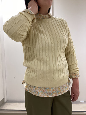 優しいイエローカラーで春のコーディネート KEITH