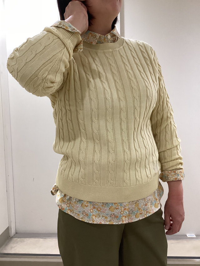 優しいイエローカラーで春のコーディネート KEITH