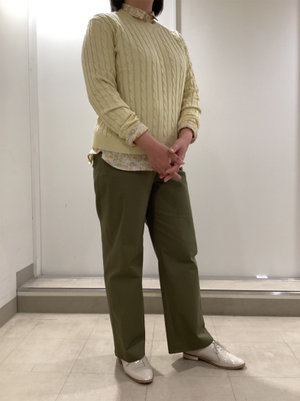 優しいイエローカラーで春のコーディネート KEITH