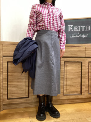 ギンガムチェックブラウス KEITH