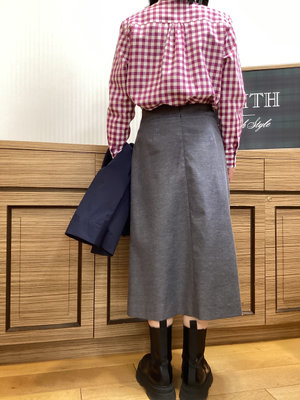 ギンガムチェックブラウス KEITH