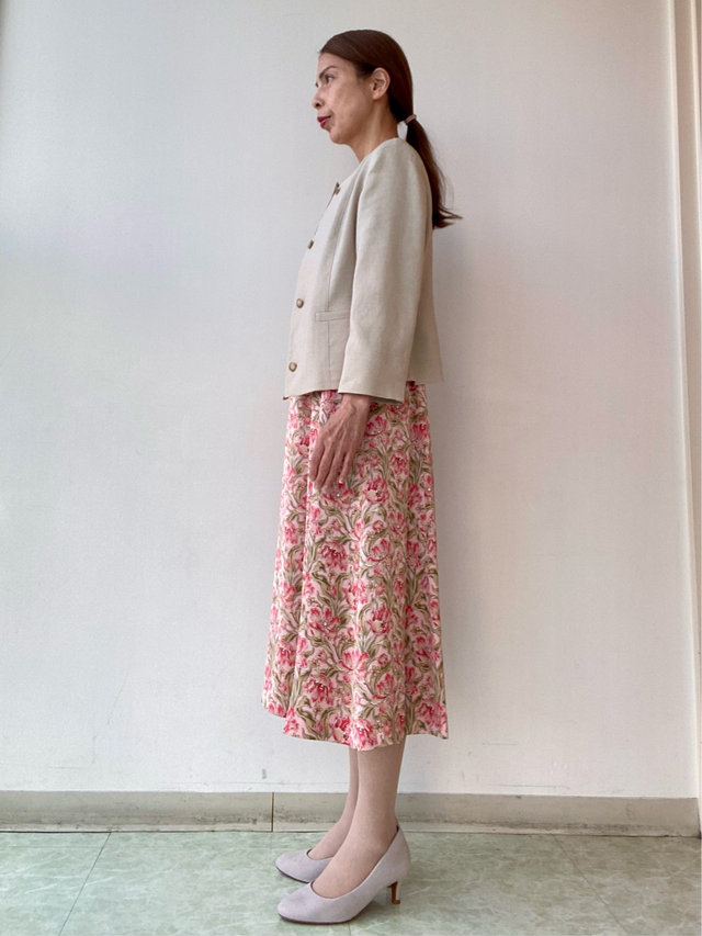 【ガーデンフローラルワンピース】で上品フェミニンコーデ KEITH