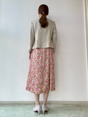 【ガーデンフローラルワンピース】で上品フェミニンコーデ KEITH