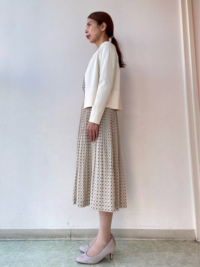 【ジオメトリックパターンセットアップ】で春のワントーンコーデ KEITH