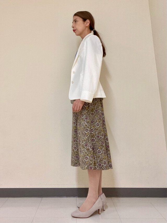 【ウッドカットフラワー】で春の大人フェミニンコーデ KEITH