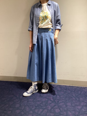 爽やかミモザコーデ KEITH