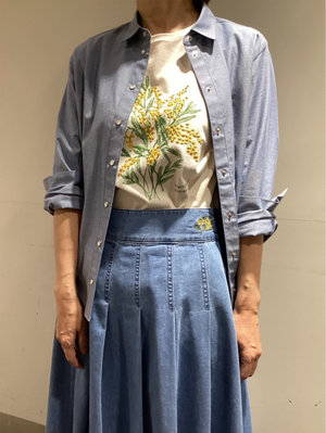 爽やかミモザコーデ KEITH