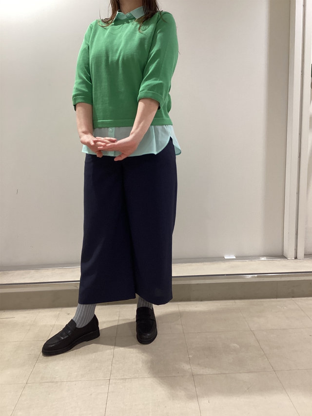 スッキリ綺麗なグリーンコーデ KEITH