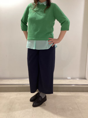 スッキリ綺麗なグリーンコーデ KEITH