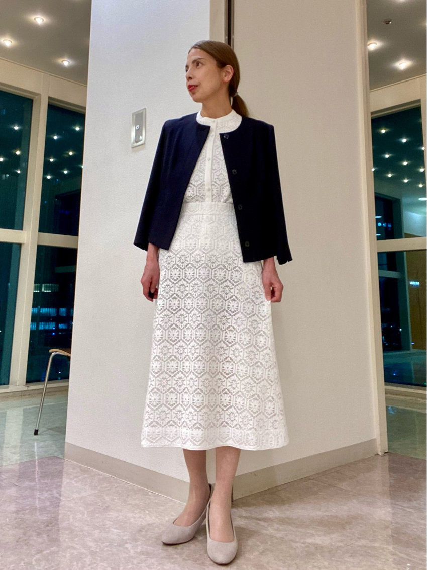 【クロッシェレース】のセットアップで春のエレガントコーデ KEITH