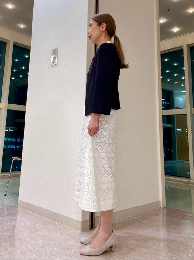 【クロッシェレース】のセットアップで春のエレガントコーデ KEITH