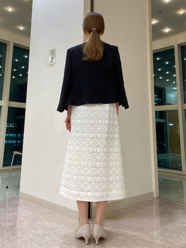 【クロッシェレース】のセットアップで春のエレガントコーデ KEITH