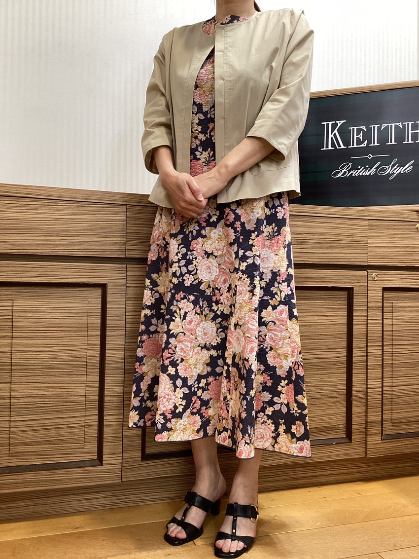 花いっぱいコーデ KEITH