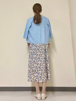 【小花柄ワンピース】で涼やかお出かけコーデ KEITH