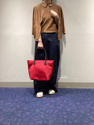 ニットポロのアンサンブルコーデ KEITH