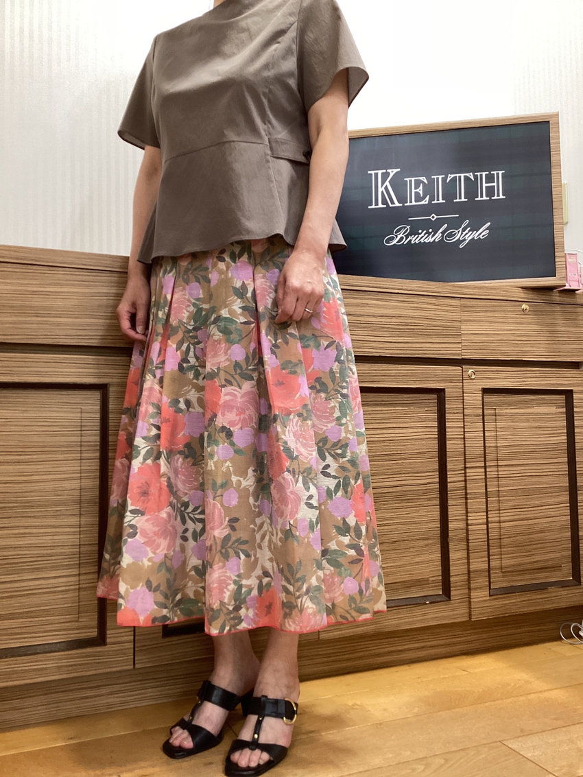お花いっぱいコーデ第2段 KEITH