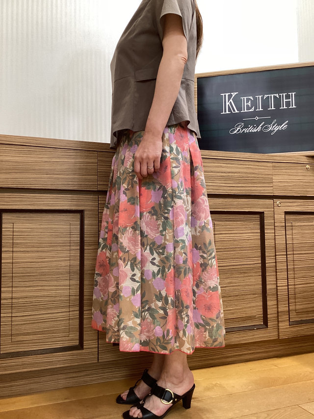 お花いっぱいコーデ第2段 KEITH