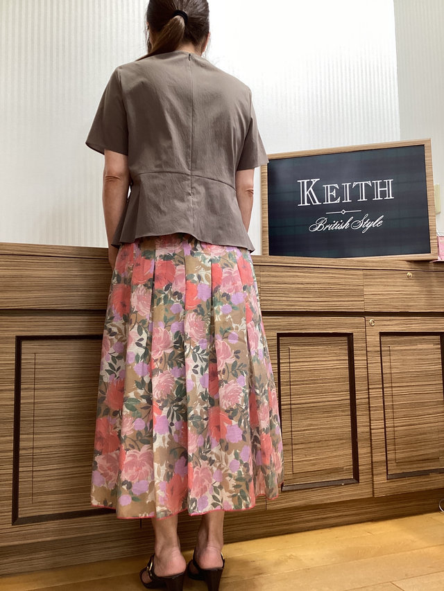 お花いっぱいコーデ第2段 KEITH