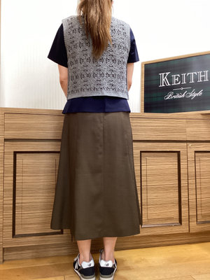 キースチェックを楽しむコーデ KEITH