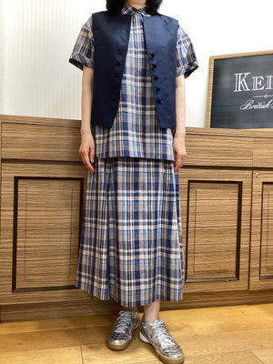マドラスチェックのセットアップ KEITH